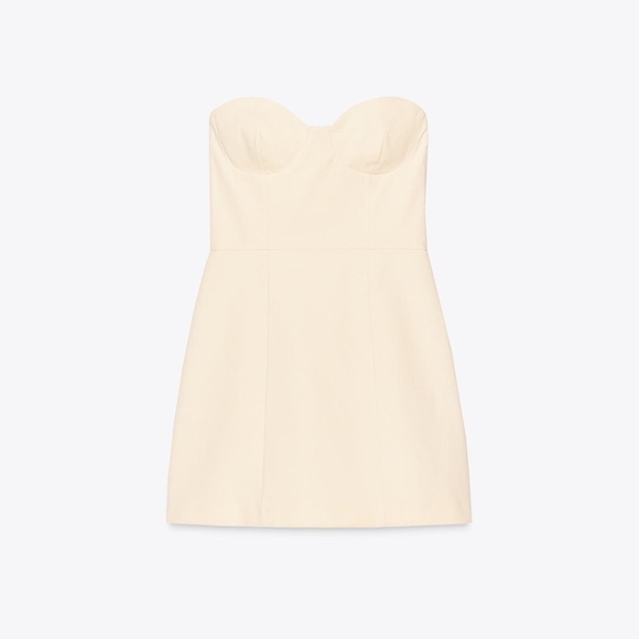 NWT - Zara Strapless Mini Dress - Picture 8 of 8